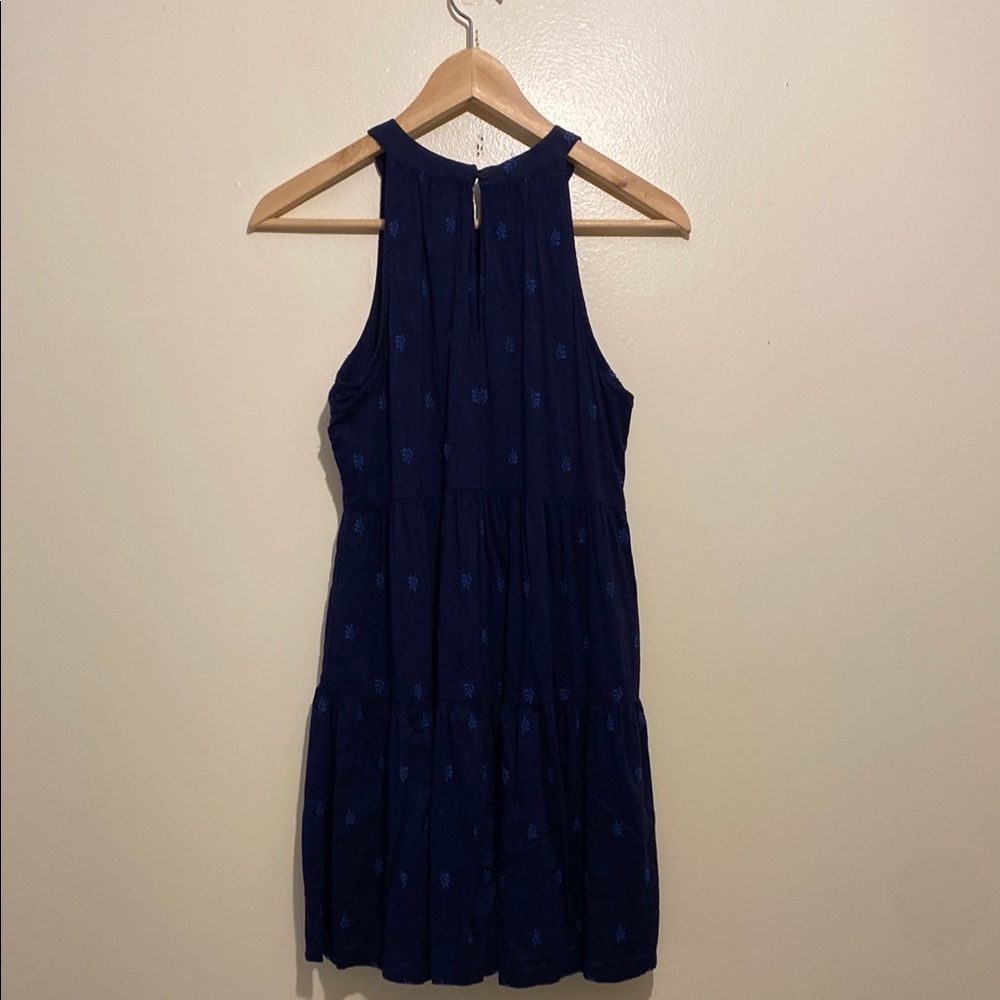Old Navy Votton Blue Sleeveless Embroidered Dress. Size Xs - Picture 5 of 10